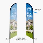 Feather angled flag - Image 3