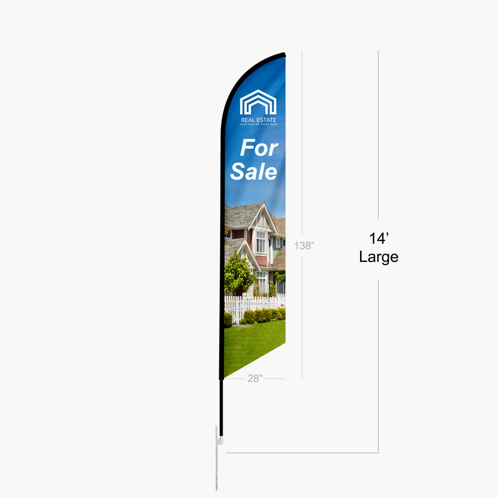 uf4fTjWs-s1000 Feather angled flag - Image 1