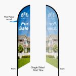 Feather angled flag - Image 2